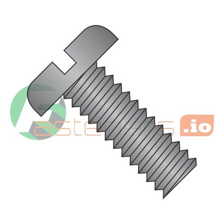 10-32 x 1/4" Machine Screws/Slotted/Pan Head/Steel/Black Oxide (Carton: 9,000 pcs)